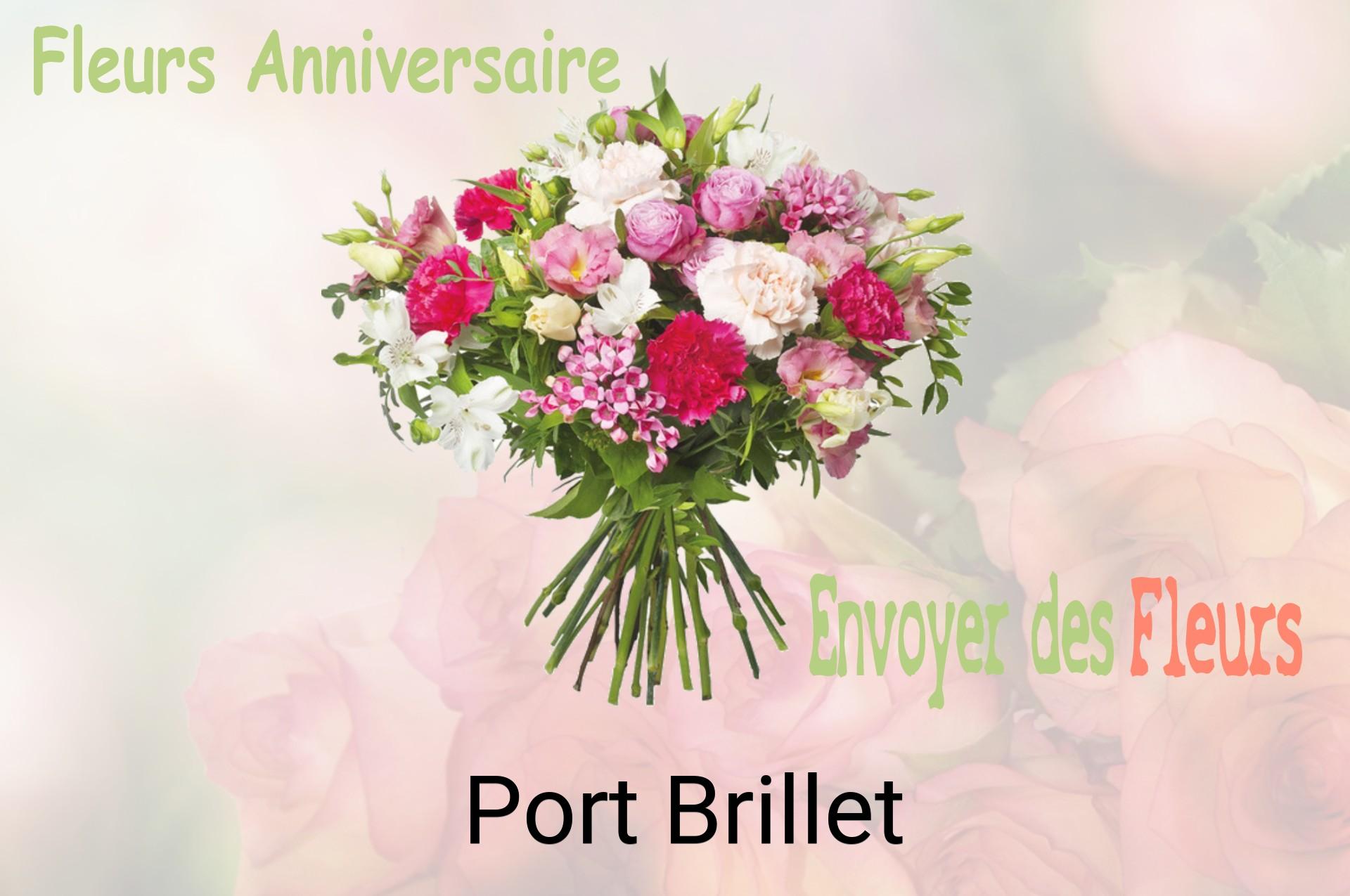 Bouquet de fleurs d’anniversaire livré à Port-Brillet